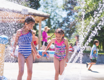 The Oak Island Splash Pad at Middleton Park