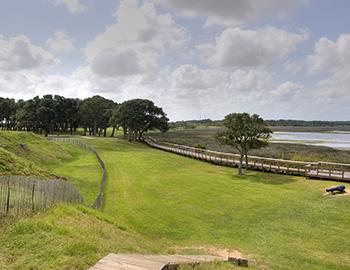 Fort Fisher Historical Site in North Carolina