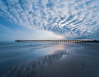 The Oak Island Pier in North Carolina