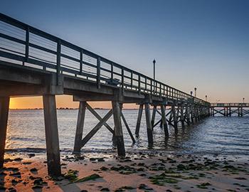 The Southport Pier in North Carolina