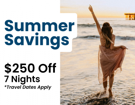 Vacation Savings Offer - 250 Off 7 night summer stay