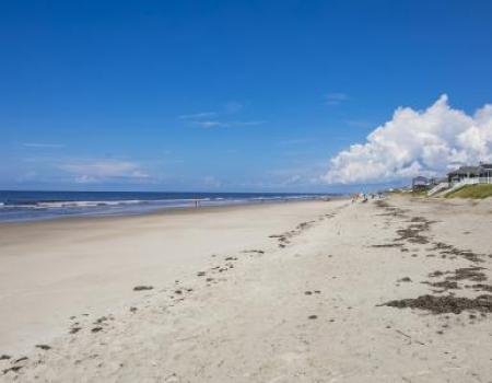 The beach at Oak Island, NC