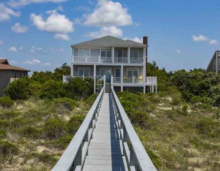 Vacation rental home on Oak Island