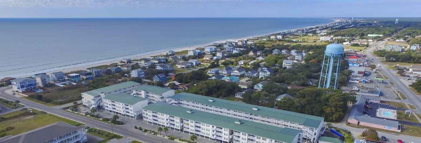 Ariel shot of East Beach Oak Island