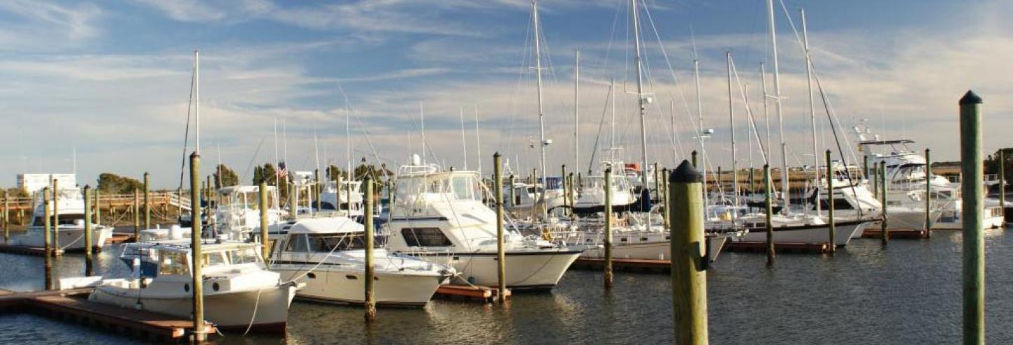 Sailing boat in North Carolina