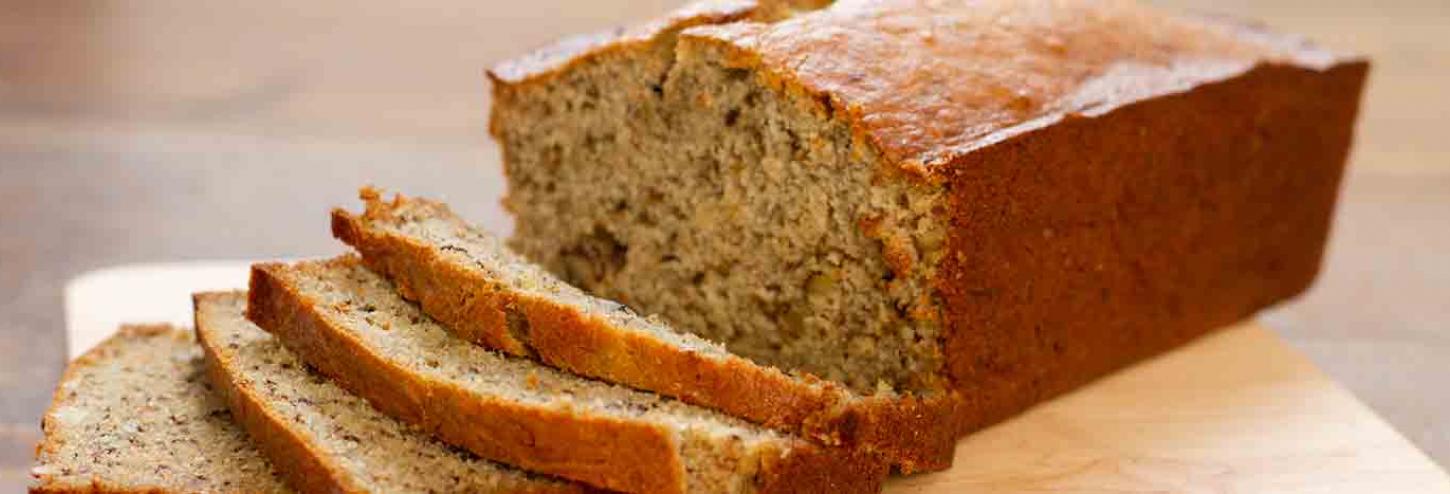 Homemade banana bread