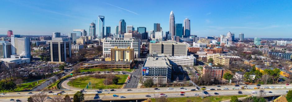 charlotte skyline day