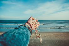 Hunt Sea Shells in Oak Island NC