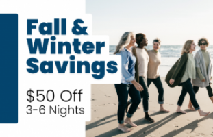 Fall Winter Nightly Special 50 OFF