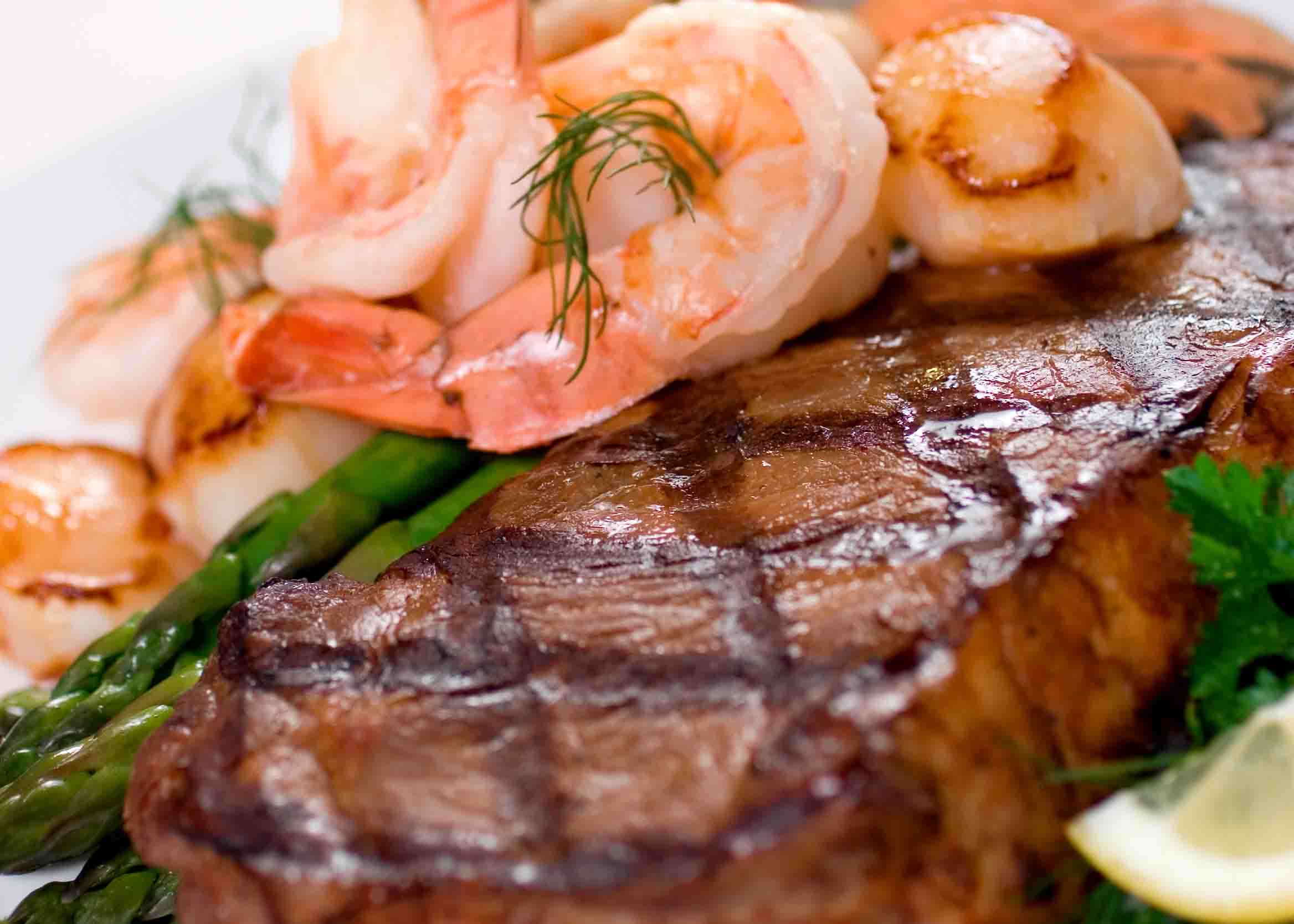 Surf and turf meal