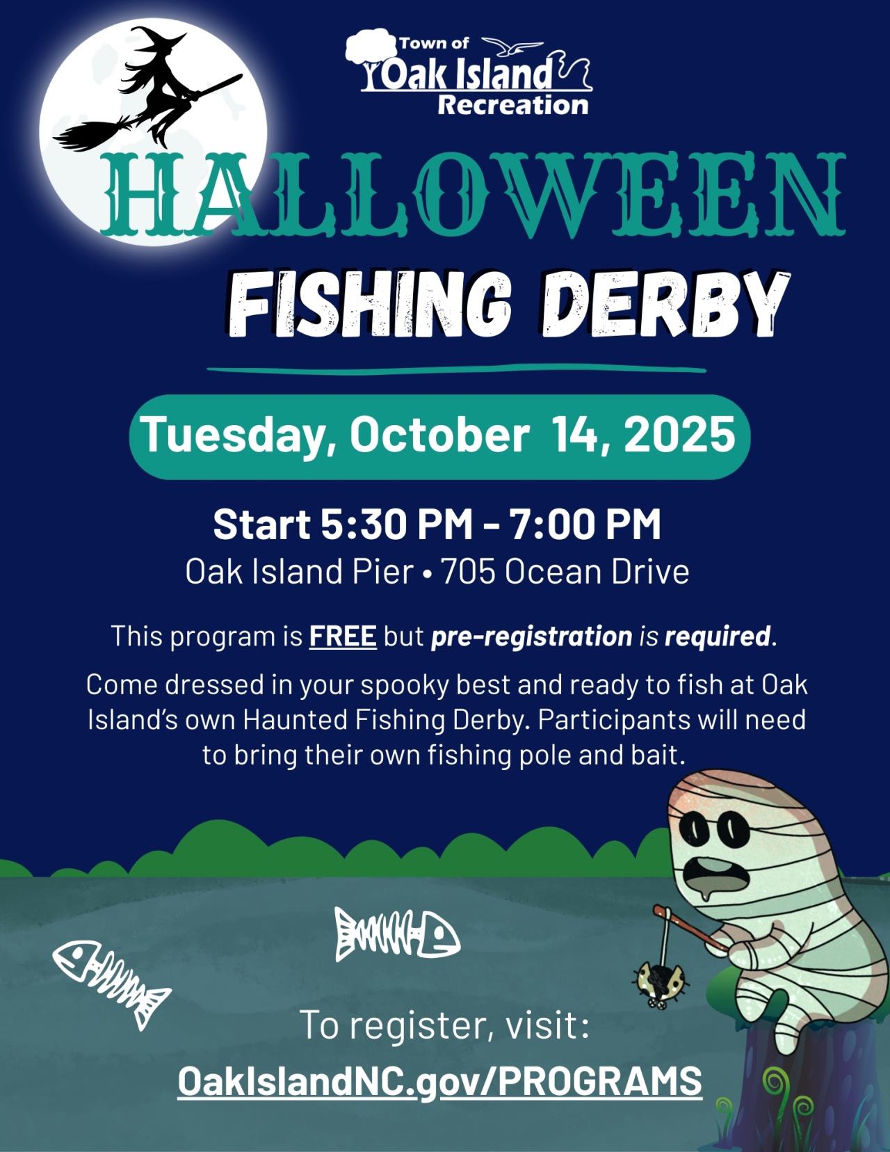 Oak Island Halloween Fishing Derby Oak Island Halloween Fishing Derby