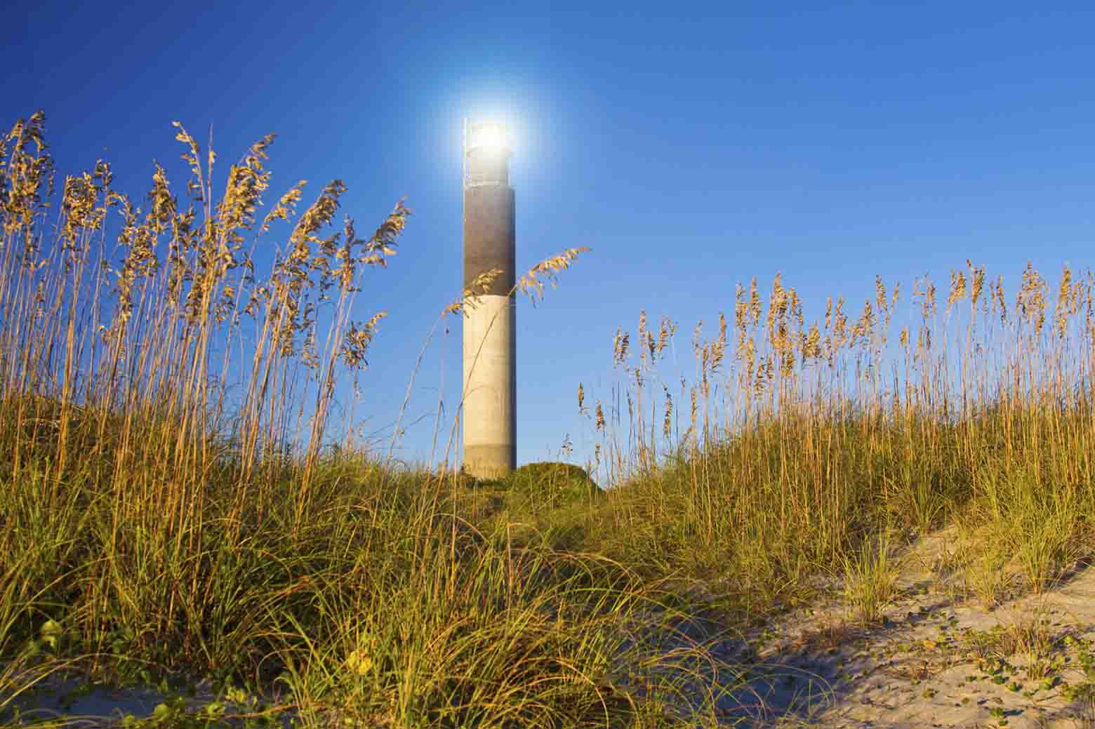 The Famous Lighthouse at Caswell Beach