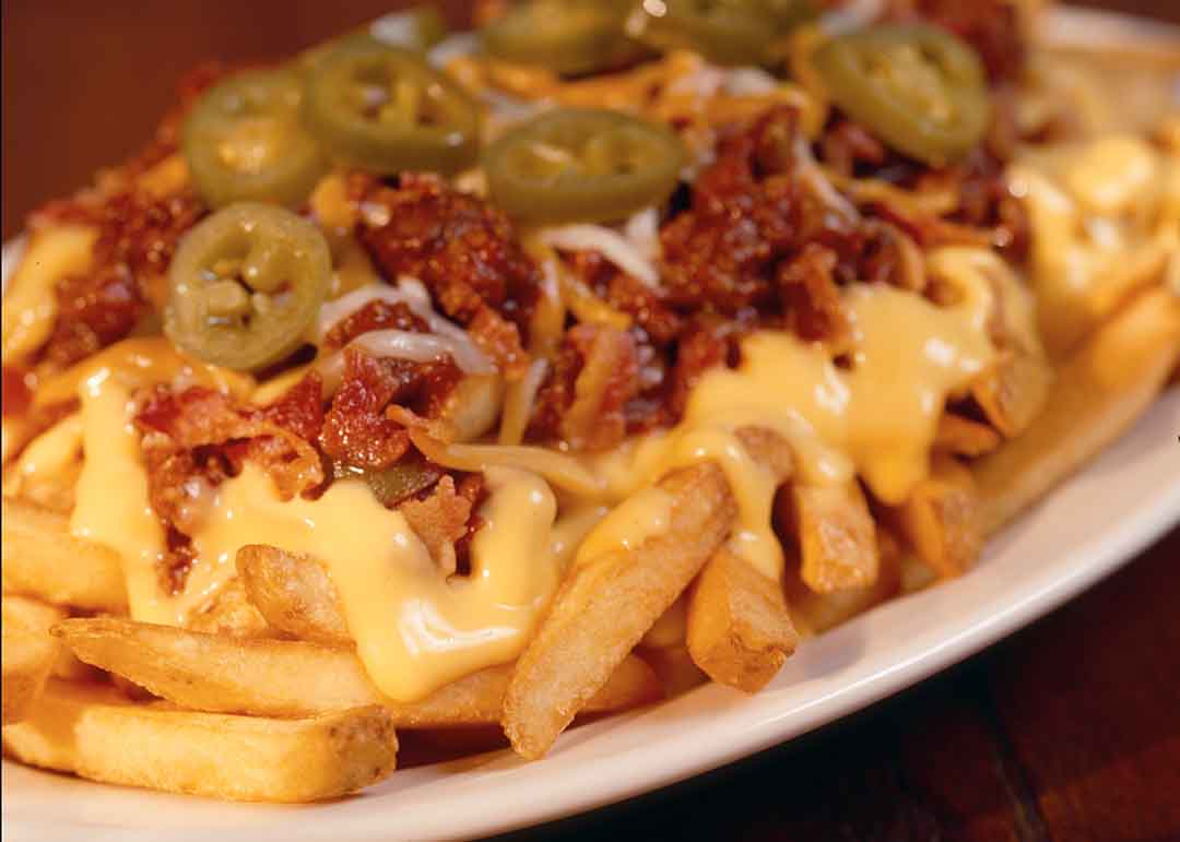 Loaded chili cheese fries