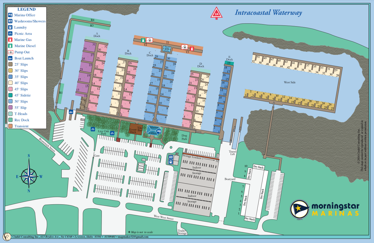 Southport Marina Morningstar Marina Layout Southport NC