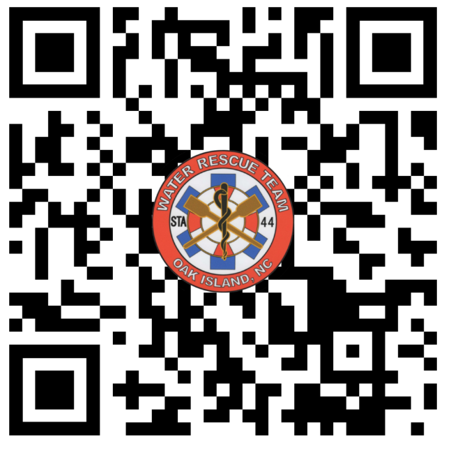 Oak Island Water Rescue Rip Current QR Code