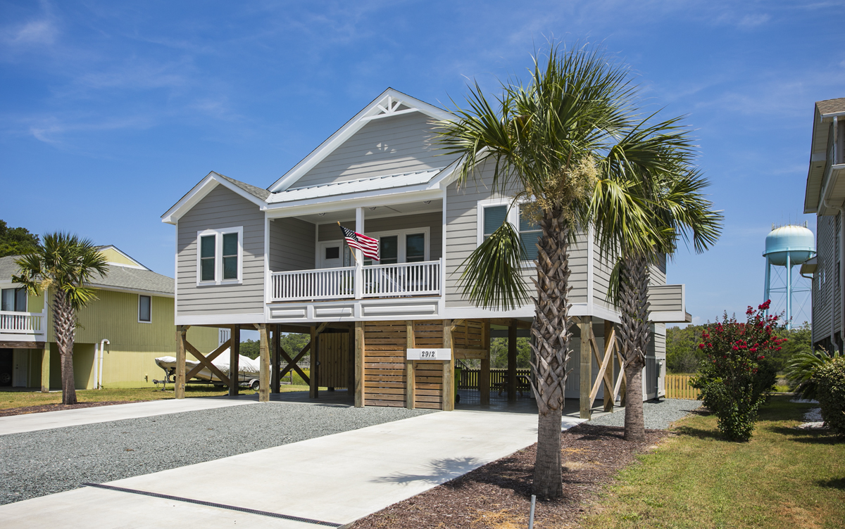 Ski Breeze Canal front Oak Island Vacation Rental