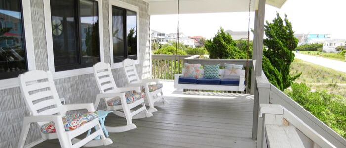 Summer Settings at Palms Away Oak Island Vacation Rental Summer Settings at Palms Away Oak Island Vacation Rental