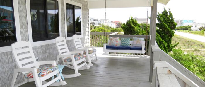 Summer Settings at Palms Away Oak Island Vacation Rental