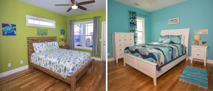 Tropical Trimmings in Soak Up The Sun Oak Island Vacation Rental Tropical Trimmings in Soak Up The Sun Oak Island Vacation Rental